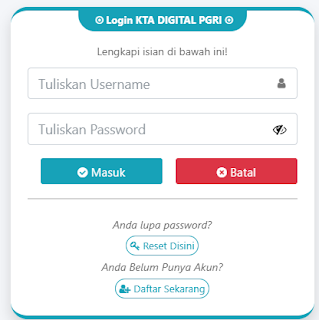 Register PGRI Landak - Persatuan Guru Republik Indonesia Cabang Landak